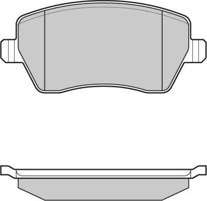 E.T.F. 12-1026 - Brake Pad Set, disc brake autospares.lv