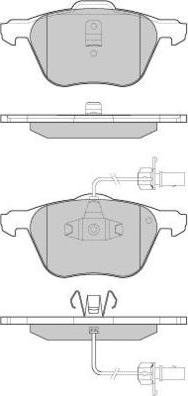 E.T.F. 12-1076 - Brake Pad Set, disc brake autospares.lv