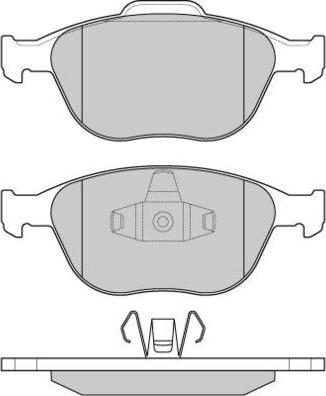 E.T.F. 12-1078 - Brake Pad Set, disc brake autospares.lv