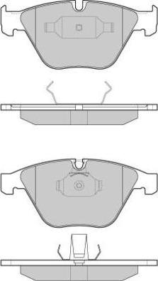 E.T.F. 12-1073 - Brake Pad Set, disc brake autospares.lv