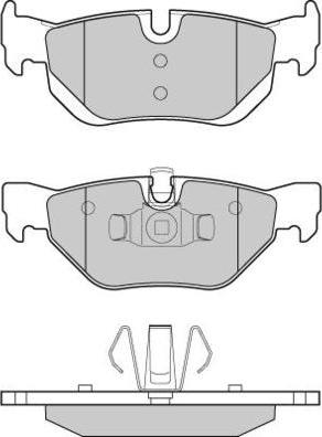 E.T.F. 12-1194 - Brake Pad Set, disc brake autospares.lv