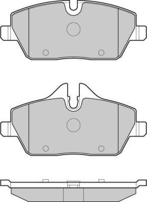 E.T.F. 12-1195 - Brake Pad Set, disc brake autospares.lv