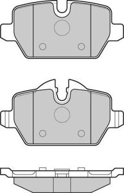 E.T.F. 12-1196 - Brake Pad Set, disc brake autospares.lv