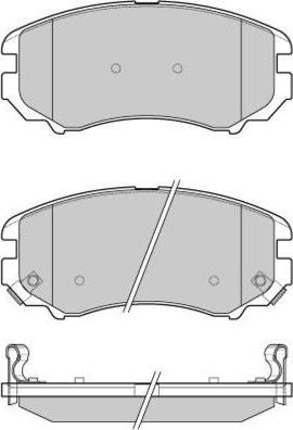 E.T.F. 12-1146 - Brake Pad Set, disc brake autospares.lv