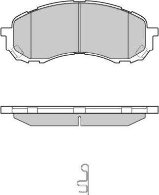 FTE 9001192 - Brake Pad Set, disc brake autospares.lv