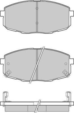 E.T.F. 12-1147 - Brake Pad Set, disc brake autospares.lv