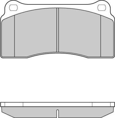 BOSCH 0 986 TB2 445 - Brake Pad Set, disc brake autospares.lv