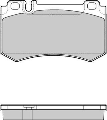 E.T.F. 12-1164 - Brake Pad Set, disc brake autospares.lv