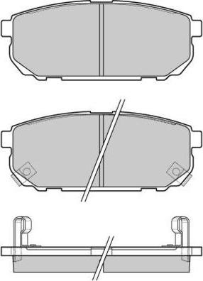 ADVICS-SEA R2N026T - Brake Pad Set, disc brake autospares.lv