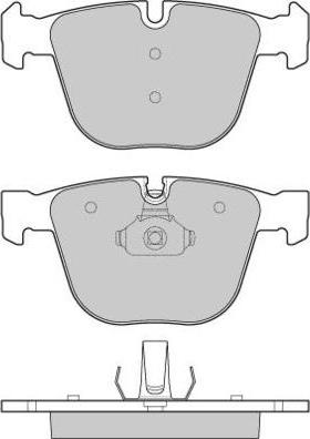 E.T.F. 12-1115 - Brake Pad Set, disc brake autospares.lv