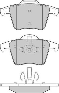 E.T.F. 12-1110 - Brake Pad Set, disc brake autospares.lv