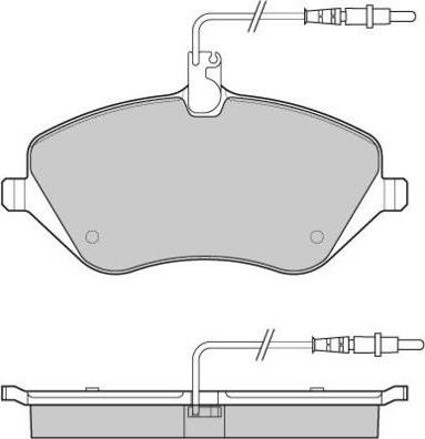 E.T.F. 12-1181 - Brake Pad Set, disc brake autospares.lv