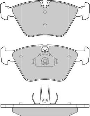 E.T.F. 12-1135 - Brake Pad Set, disc brake autospares.lv