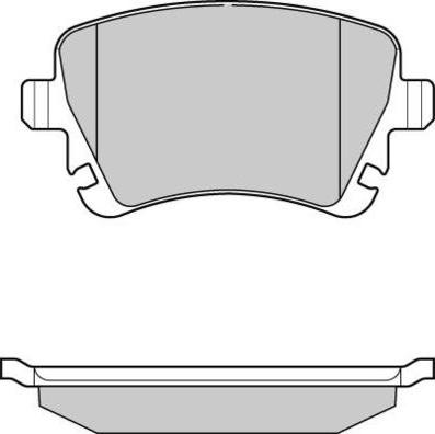 E.T.F. 12-1130 - Brake Pad Set, disc brake autospares.lv