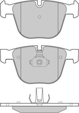 E.T.F. 12-1129 - Brake Pad Set, disc brake autospares.lv