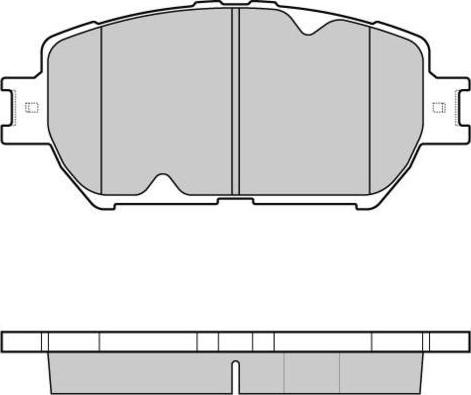 E.T.F. 12-1126 - Brake Pad Set, disc brake autospares.lv