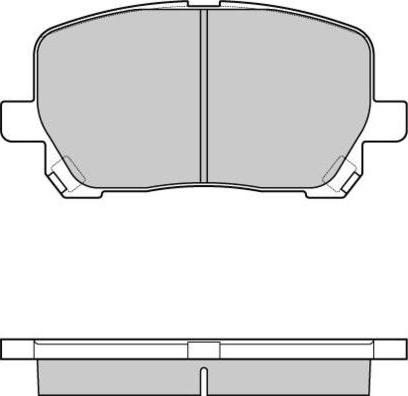 E.T.F. 12-1127 - Brake Pad Set, disc brake autospares.lv