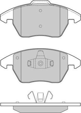 E.T.F. 12-1174 - Brake Pad Set, disc brake autospares.lv