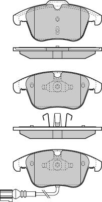 WWA 24334 - Brake Pad Set, disc brake autospares.lv