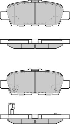 E.T.F. 12-1395 - Brake Pad Set, disc brake autospares.lv