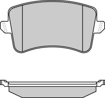 E.T.F. 12-1349 - Brake Pad Set, disc brake autospares.lv