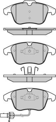 E.T.F. 12-1348 - Brake Pad Set, disc brake autospares.lv