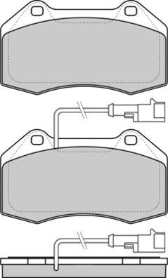 E.T.F. 12-1354 - Brake Pad Set, disc brake autospares.lv