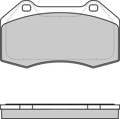 Alpine 41060-3131R - Brake Pad Set, disc brake autospares.lv