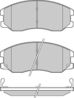 E.T.F. 12-1303 - Brake Pad Set, disc brake autospares.lv