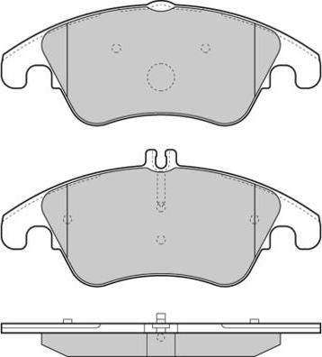 E.T.F. 12-1317 - Brake Pad Set, disc brake autospares.lv