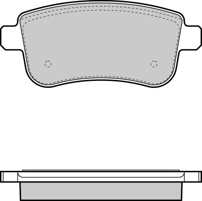 Equal Quality PF1134 - Brake Pad Set, disc brake autospares.lv