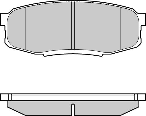 E.T.F. 12-1382 - Brake Pad Set, disc brake autospares.lv