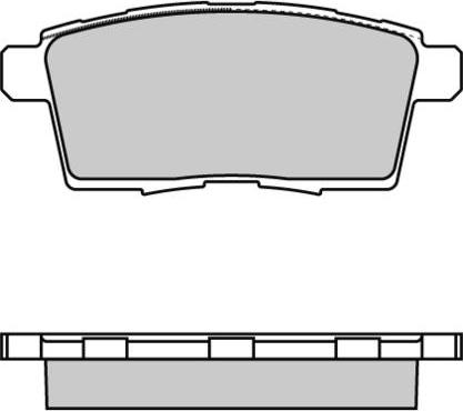 E.T.F. 12-1333 - Brake Pad Set, disc brake autospares.lv