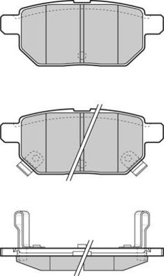 AISIN SS938-S - Brake Pad Set, disc brake autospares.lv