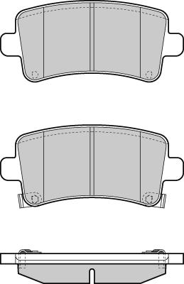 Holden 13 343 451 - Brake Pad Set, disc brake autospares.lv