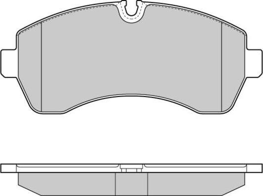 E.T.F. 12-1290 - Brake Pad Set, disc brake autospares.lv