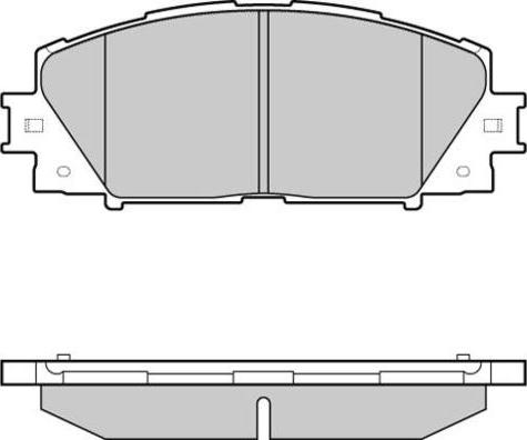 E.T.F. 12-1249 - Brake Pad Set, disc brake autospares.lv