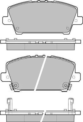 E.T.F. 12-1245 - Brake Pad Set, disc brake autospares.lv