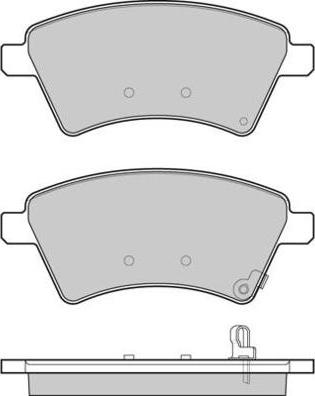 Remy RAP1251 - Brake Pad Set, disc brake autospares.lv