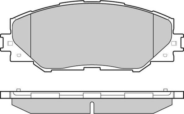 TOYOTA 04465AZ018 - Brake Pad Set, disc brake autospares.lv