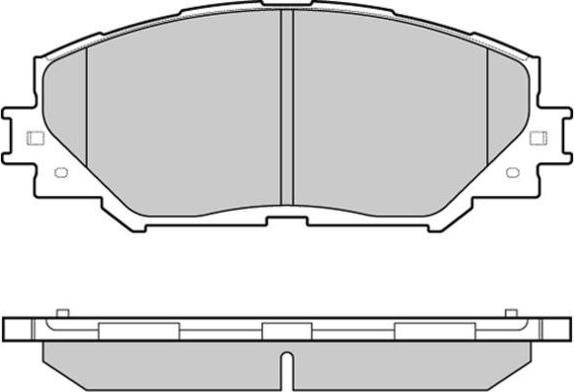 E.T.F. 12-1251 - Brake Pad Set, disc brake autospares.lv