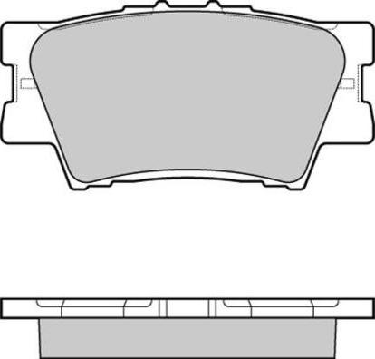 E.T.F. 12-1252 - Brake Pad Set, disc brake autospares.lv