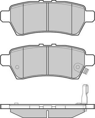 E.T.F. 12-1257 - Brake Pad Set, disc brake autospares.lv