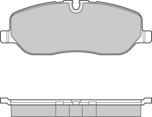 E.T.F. 12-1206 - Brake Pad Set, disc brake autospares.lv