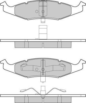 Triscan 8110-10518 - Brake Pad Set, disc brake autospares.lv