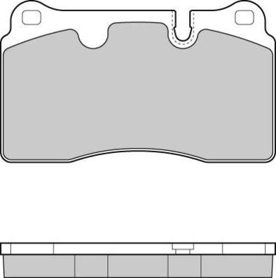 E.T.F. 12-1288 - Brake Pad Set, disc brake autospares.lv