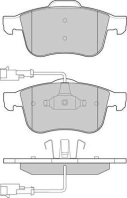 E.T.F. 12-1231 - Brake Pad Set, disc brake autospares.lv