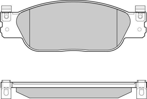 Triscan 362LP2020 - Brake Pad Set, disc brake autospares.lv