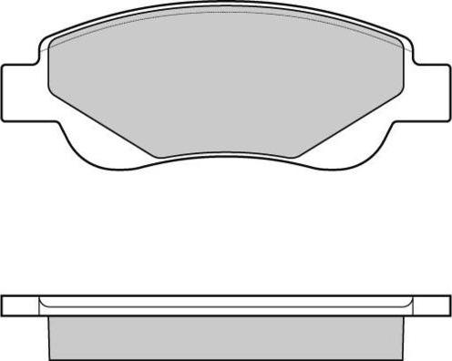 E.T.F. 12-1225 - Brake Pad Set, disc brake autospares.lv