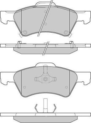 BOSCH BP471 - Brake Pad Set, disc brake autospares.lv